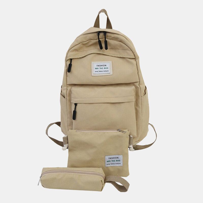 3 Kpl Casual Reppu Olkalaukku Crossbody Laukku Miehille Naisille