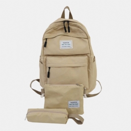 3 Kpl Casual Reppu Olkalaukku Crossbody Laukku Miehille Naisille