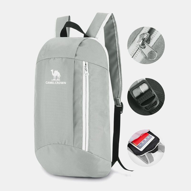 Miesten 10l Pieni Kevyt Suuri Kapasiteetti Kulutusta Kestävä Easy Carry Outdoot Travel Vaellusreppu