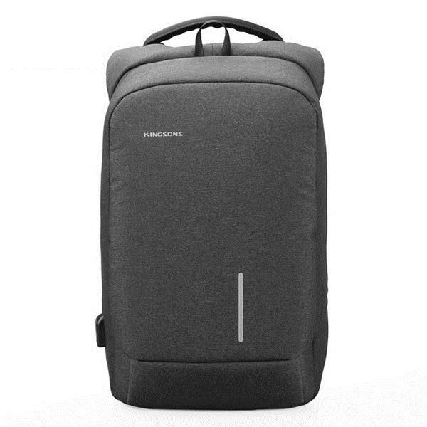 Miesten 13/15 Tuuman Kannettavan Tietokoneen Reppu Vedenpitävä Varkaudenestoreppu Ulkoisella Usb-portilla