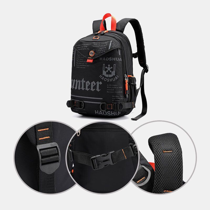 Miesten Nylon Tactical Outdoor Ratsastus Kiipeily Sport Reppu