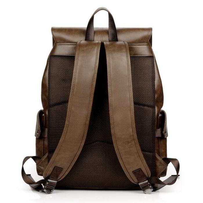 Miesten Solid Casual Multifunction Fashion -reppu Kannettavalle Tietokoneelle