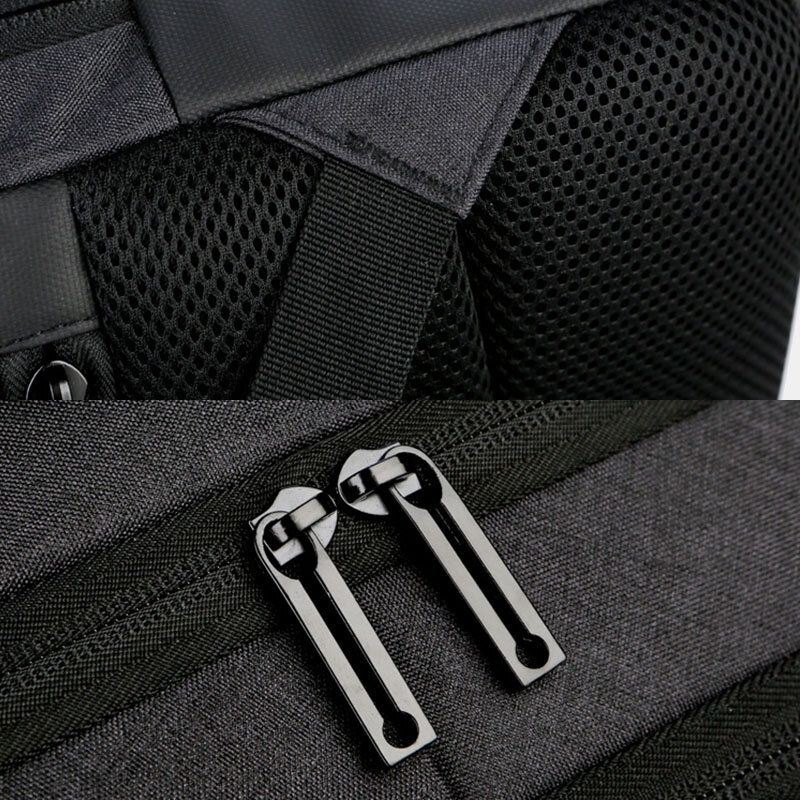 Miesten Suuren Kapasiteetin Vedenpitävä Usb-lataus 15.6 Tuuman Kannettavan Tietokoneen Laukku Business Outdoor -reppu