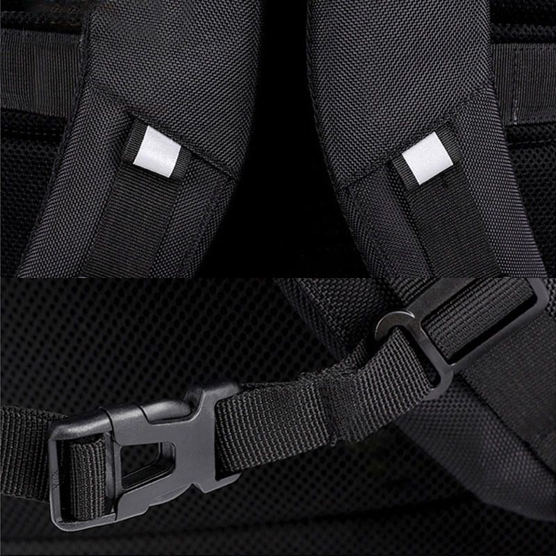 Miesten Suuri Kapasiteetti Mukti-kerroksen Vedenpitävä Monitoimireppu Käsilaukku Usb-latausportilla