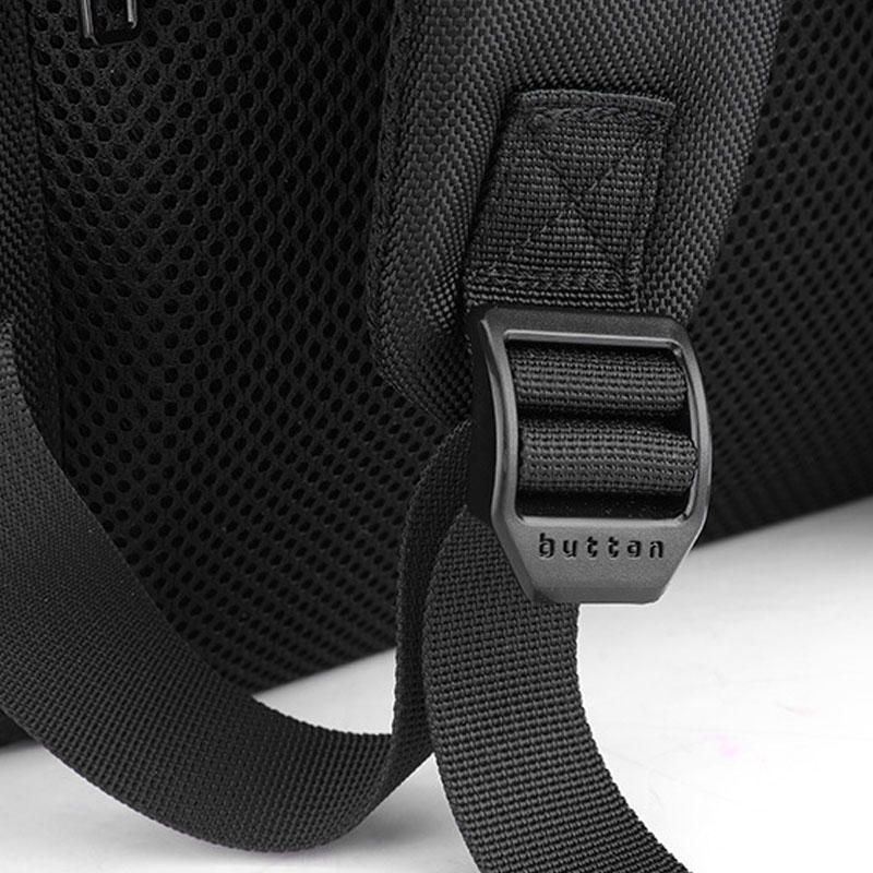 Miesten Suurikapasiteettinen Rento Reppu Usb-latausportilla Ja Ääniportilla