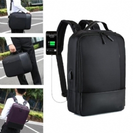 Miesten Uusi Monitoimireppu Olkalaukku Business Laukku Usb-latausportilla