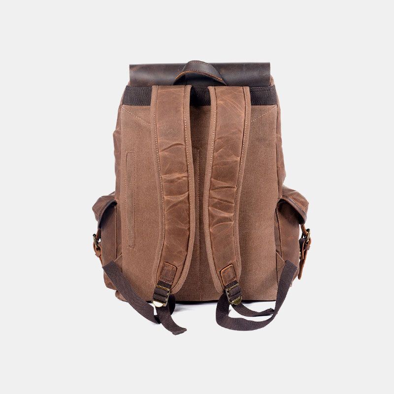 Miesten Vintage Canvas Nahkareppu Matkalaukku Matkalaukku