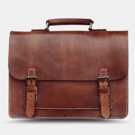 Miesten Vintage Monitoiminen 14 Tuuman Kannettavan Tietokoneen Laukku Suuri Tilavuus Vedenpitävä Reppu Crossbody Laukku Olkalaukku