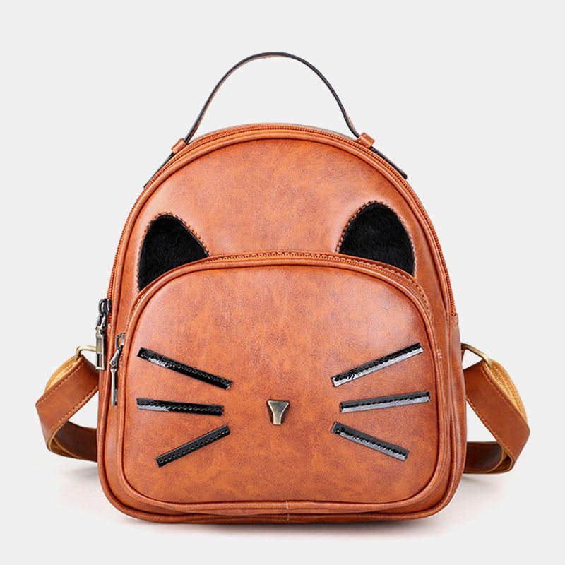 Naisten Crossbody Bag Cat Pattern Käsilaukku Crossbody Bag Reppu Treffeille Ulkona