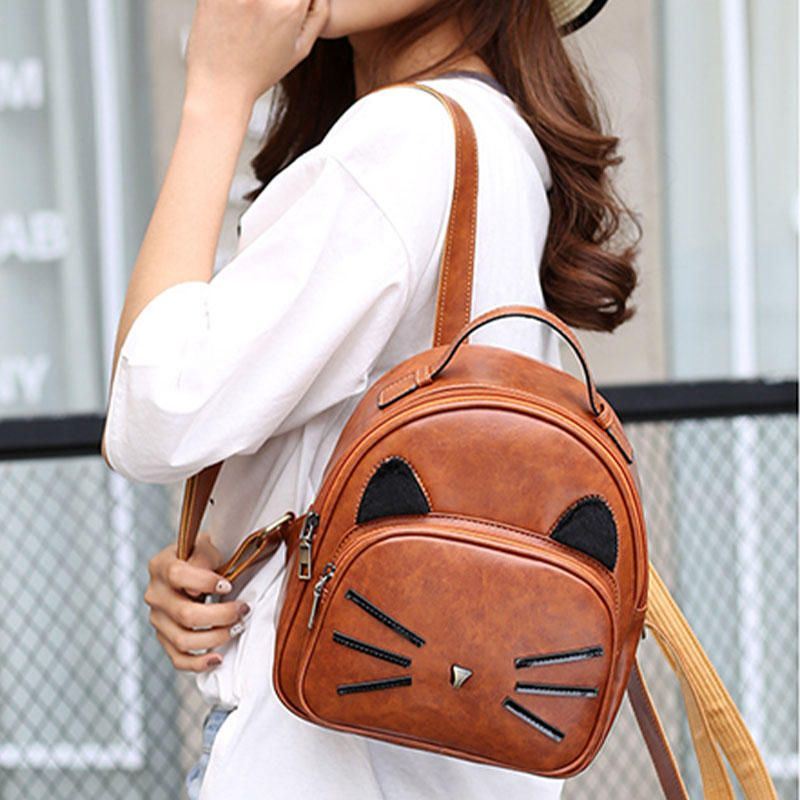 Naisten Crossbody Bag Cat Pattern Käsilaukku Crossbody Bag Reppu Treffeille Ulkona