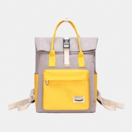 Naisten Kankainen Rento Patchwork-reppu