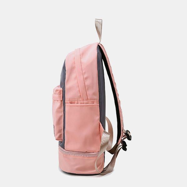 Naisten Kankainen Rento Patchwork-reppu