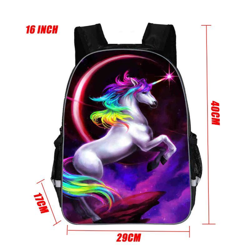 Naisten Muoti Maaginen Rainbow Fashion Koululaukku Matkareppu Lasten Reppu Lahja