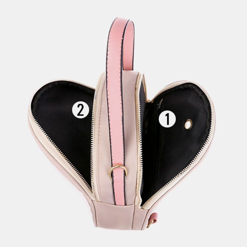 Naisten Oxford Embroidery Etninen Multi-carry Kuuloke Reppu Olkalaukku Käsilaukku
