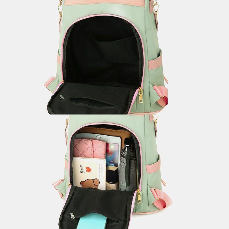 Naisten Patchwork Tupsukirjonta Lanka Love Multi-carry Reppu