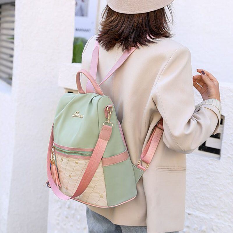 Naisten Patchwork Tupsukirjonta Lanka Love Multi-carry Reppu
