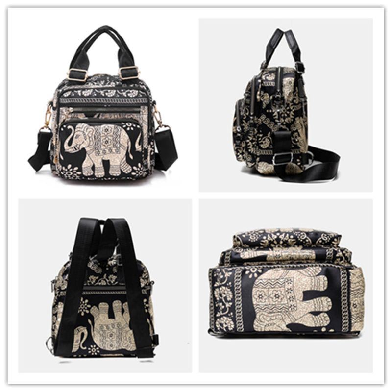 Naisten Söpö Reppu Käsilaukku Nylon Crossbody Bag Kangaskassit