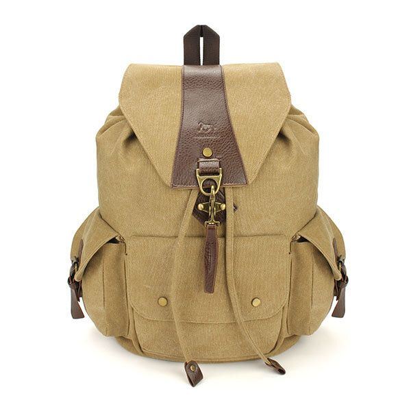 Rento Vintage Miesten Reput Canvas Naisten Reput Koululaukut