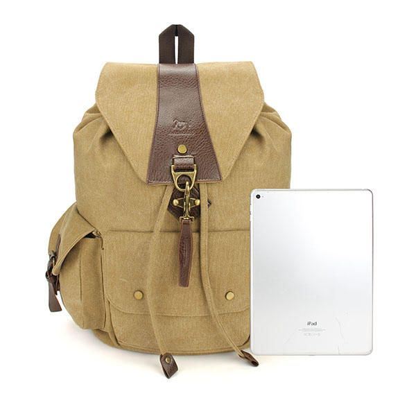 Rento Vintage Miesten Reput Canvas Naisten Reput Koululaukut