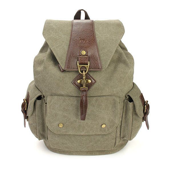 Rento Vintage Miesten Reput Canvas Naisten Reput Koululaukut