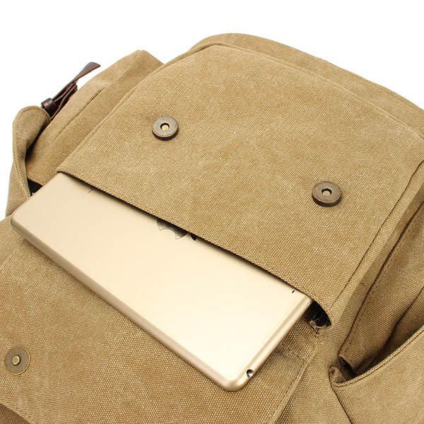 Rento Vintage Miesten Reput Canvas Naisten Reput Koululaukut