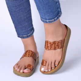 Naisten Vapaat Clip Toe Platform Tossut