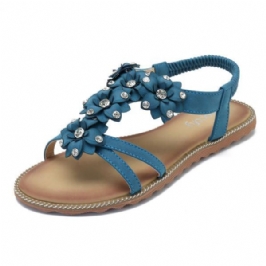 Naisten Bohemian Flower Casual Shoe Rantasandaalit