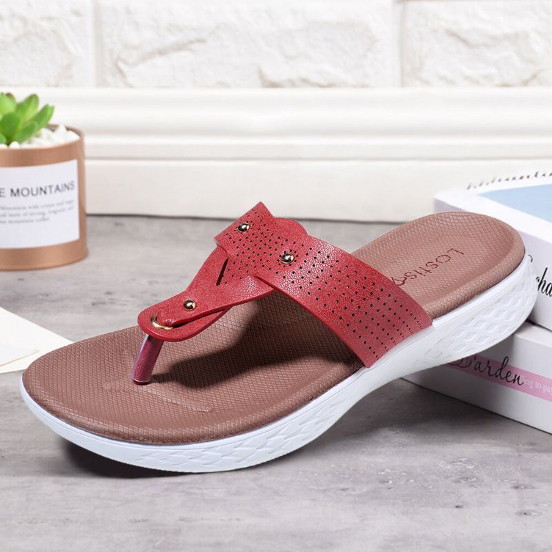 Naisten Flip Flop Rivet Summer Beach -sandaalit