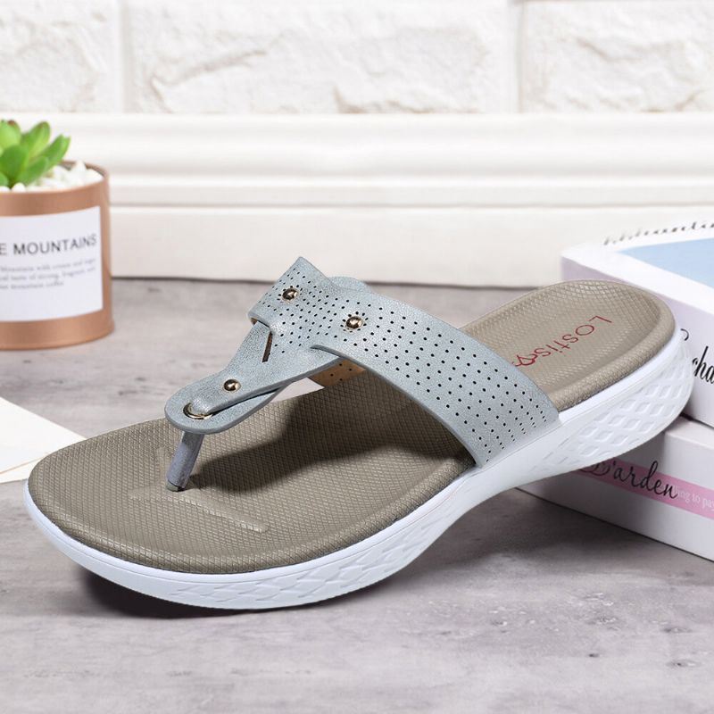 Naisten Flip Flop Rivet Summer Beach -sandaalit