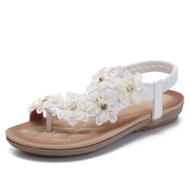 Naisten Retro Clip Toe -sandaalit