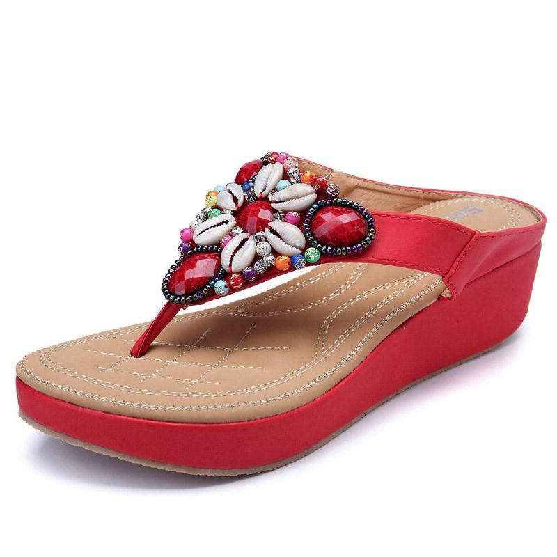 Naisten Strassit Bohemian Casual Sandaalit