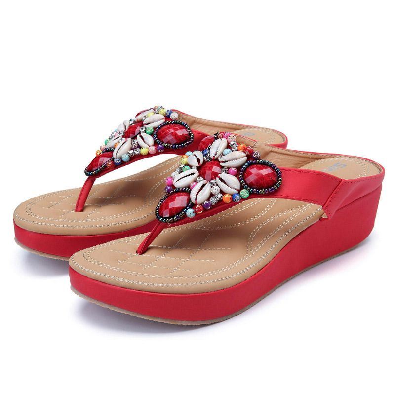 Naisten Strassit Bohemian Casual Sandaalit
