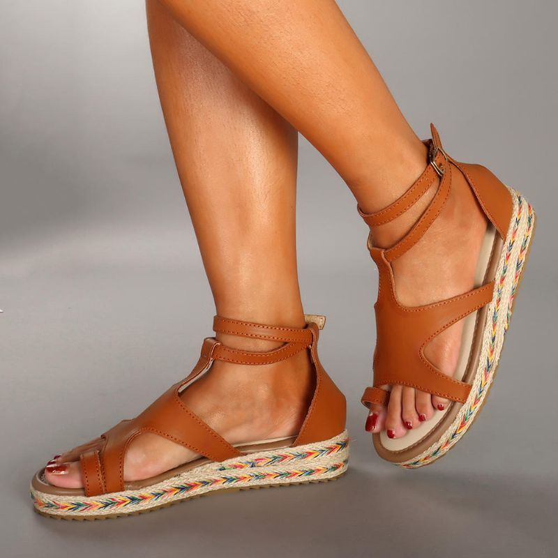 Roman Gladiator Sandaalit Summer Wedges Platform Naisten Kengät