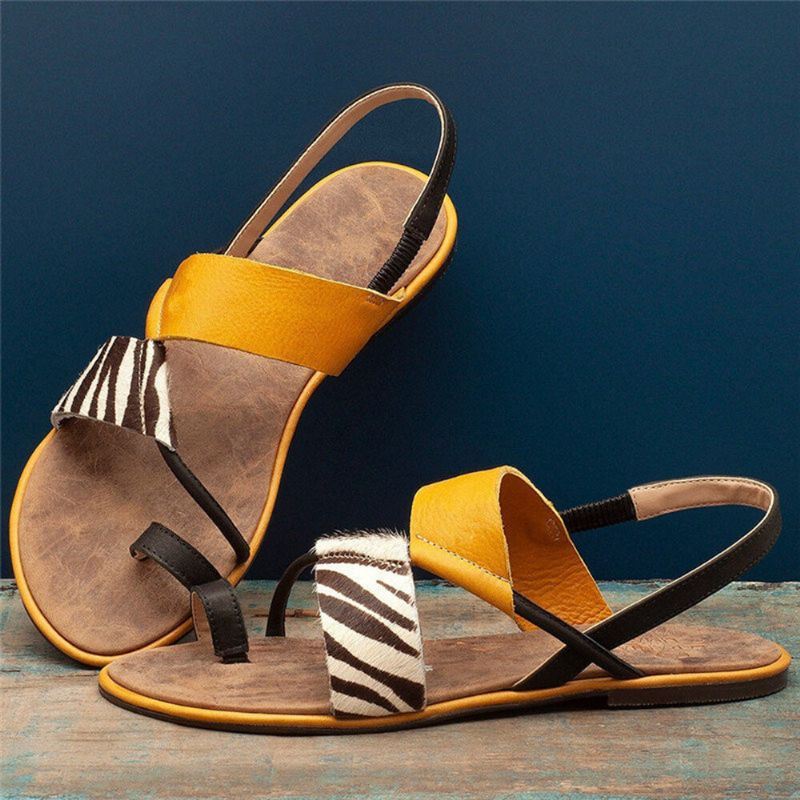 Suuret Koot Naisten Slip On Clip Toe Flats Sandaalit