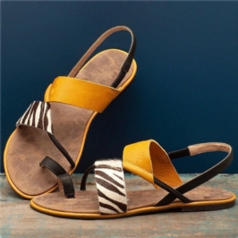 Suuret Koot Naisten Slip On Clip Toe Flats Sandaalit