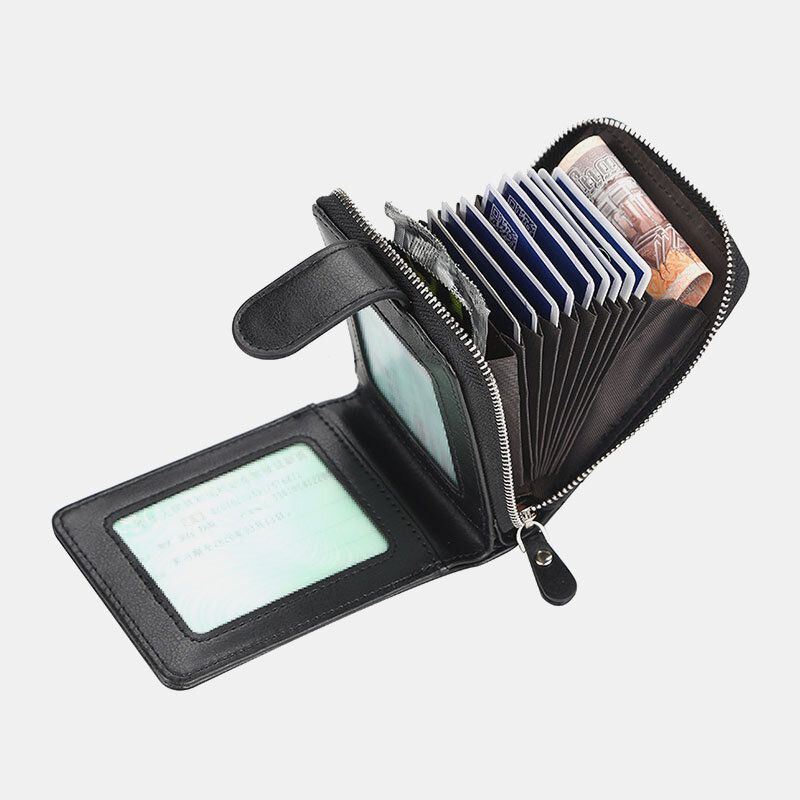 Baellerry Miesten Pu Nahkainen Urku Design Monikorttipaikka Retro Money Clip Korttikotelo Lompakko
