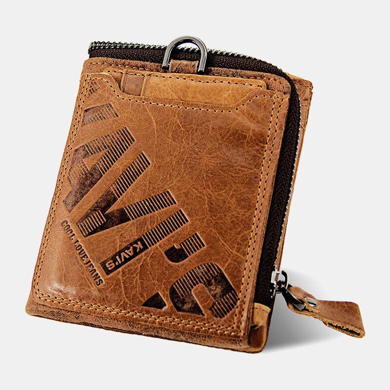 Miesten Aito Nahka Monitoimi Retro Bifold Monikorttipaikka Korttipidike Kolikko Kukkaro Lompakko Rahapidike