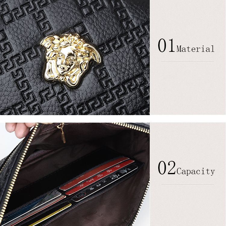 Miesten Aitoa Nahkaa Oleva Clutches Bag Messenger Bag