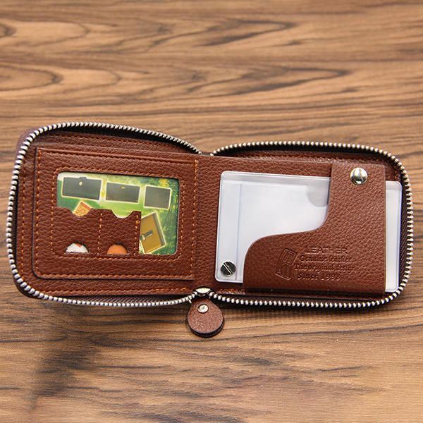 Miesten Eiffel-torni Print Multi-card Slots Lompakko