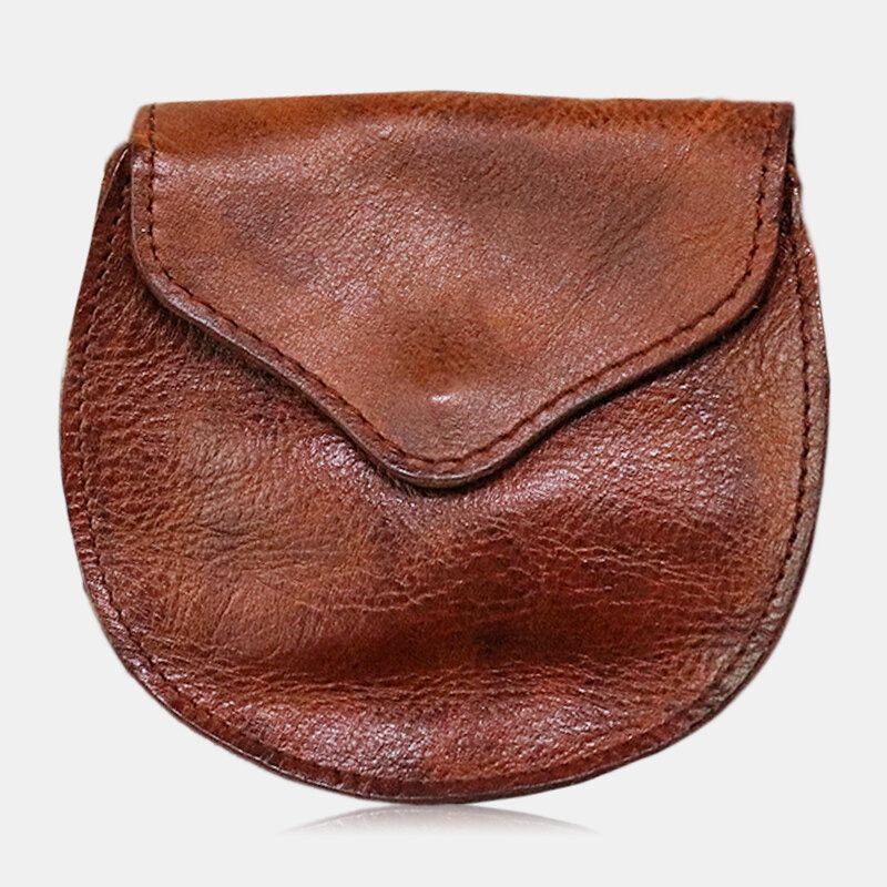 Miesten Yksivärinen Aitoa Nahkaa Oleva Lompakko Retro Iso Korttikotelo Money Clip Kolikkokukkaro
