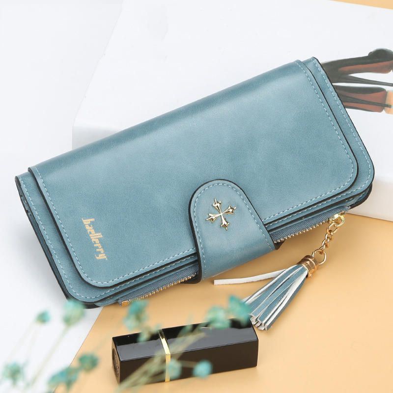 Multi-slots Long Wallet Card -puhelinteline -kukkaro Naisille