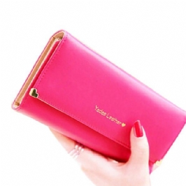 Naisten Clutch Mattanahkainen Lompakko Lady Card Holder Kukkaro Käsilaukku