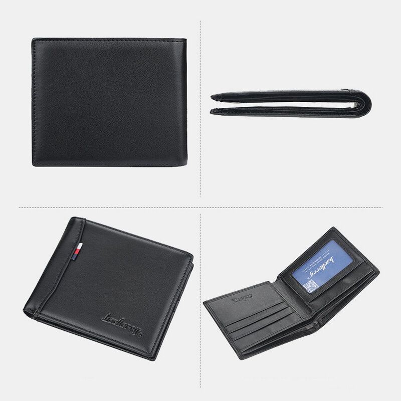 Pu-nahkainen Ohut Korttikorttikotelo Multi Card Slot Retro Business -nahkalompakko Miehille