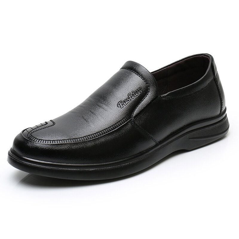 Miesten Business Slip On Casual Daily -kengät Aitoa Nahkaa