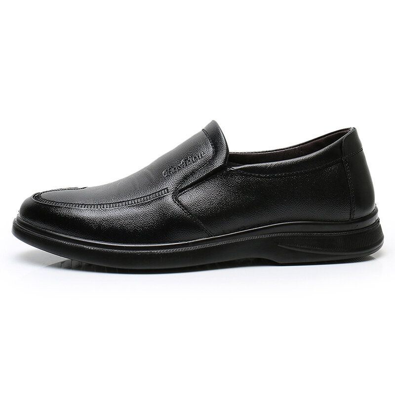 Miesten Business Slip On Casual Daily -kengät Aitoa Nahkaa