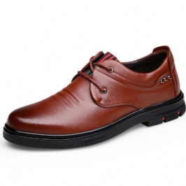 Miesten Casual Ombre Väri Nahka Nahka Slip-on Teräväkärkiset Loafers Kengät