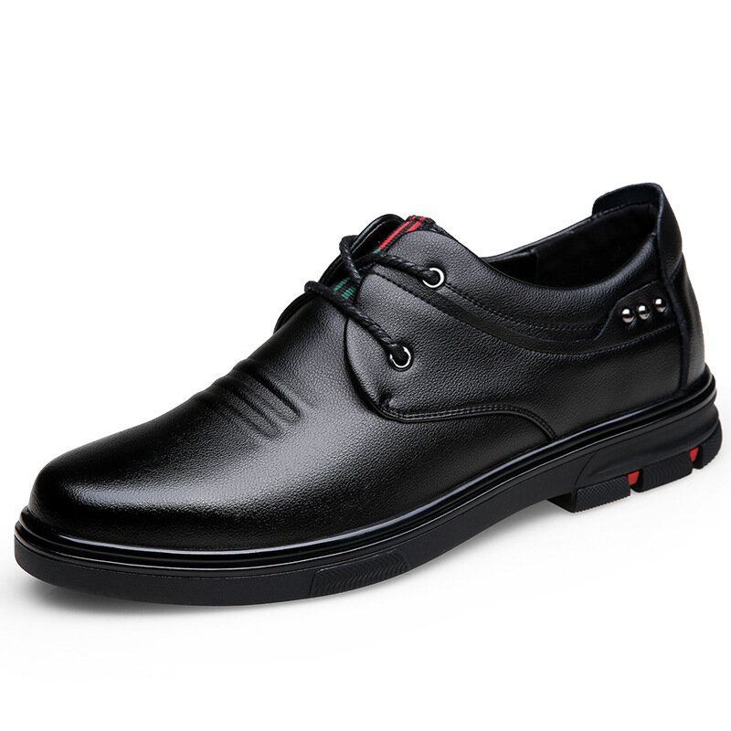 Miesten Casual Ombre Väri Nahka Nahka Slip-on Teräväkärkiset Loafers Kengät