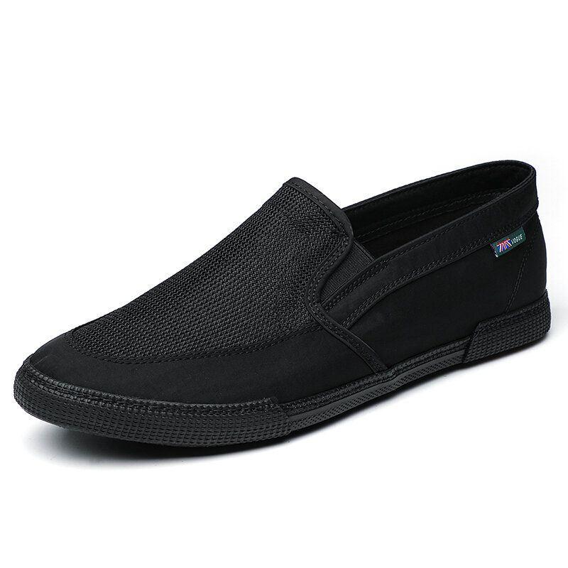 Miesten Hengittävä Ice Silk Liukumaton Mukava Pehmeä Pohja Slip Solid Casual Court Shoes