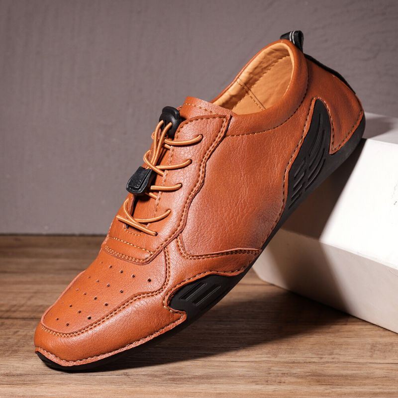 Miesten Hole Mukavat Hengittävät Casual Driving Flats