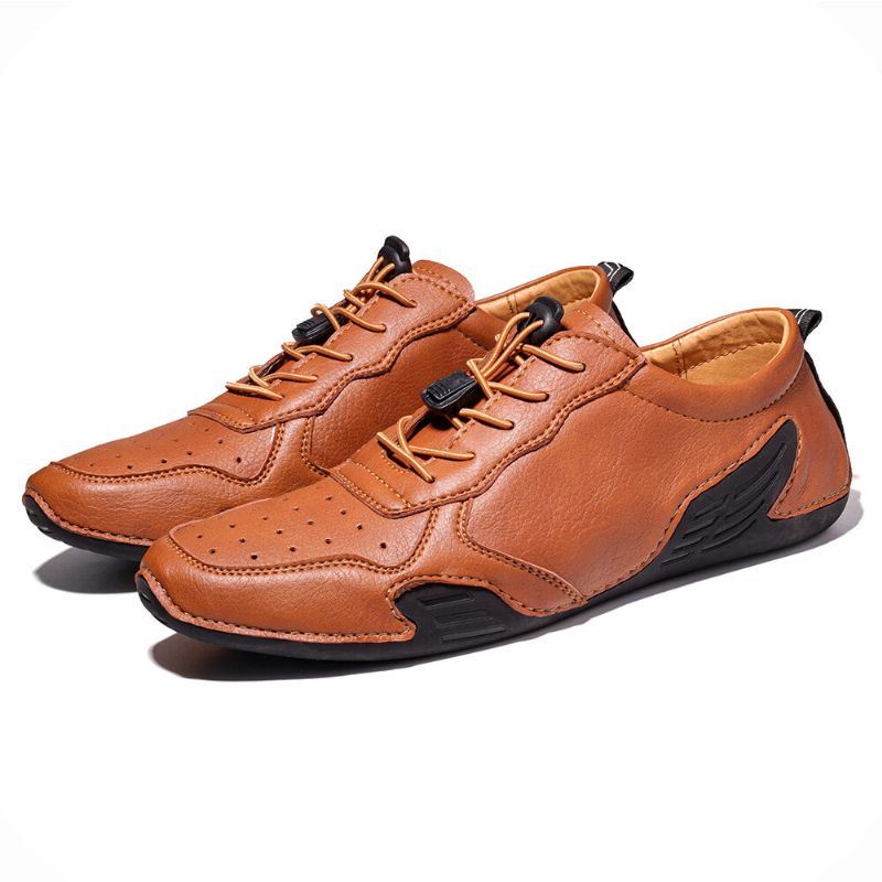Miesten Hole Mukavat Hengittävät Casual Driving Flats